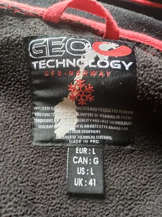 Chaqueta Softshell GEO-Norway Roja Talla L