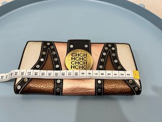 Cartera Piel Carolina Herrera Beige/Marrón