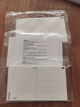 Canon 43PCA621B Hojas de Protección