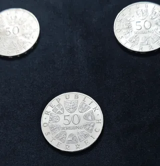 Austria 50 chelines (20g) 100 aniversario