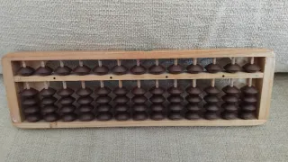 Ábaco de madera educativo