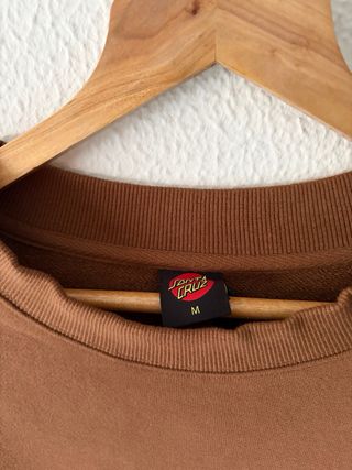 Santa Cruz sudadera marron L nueva