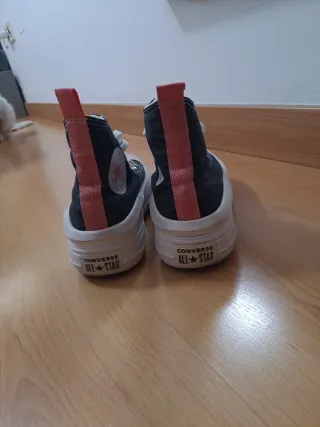 Zapatillas Converse All Star Negras y Rosas