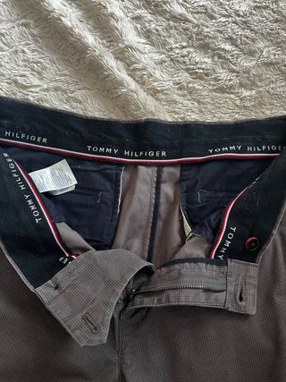 Pantalones Chinos Tommy Hilfiger Rectos Gris