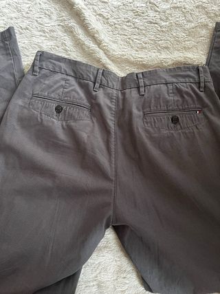 Pantalones Chinos Tommy Hilfiger Rectos Gris
