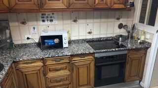 Cocina completa madera y granito