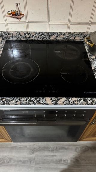 Cocina completa madera y granito