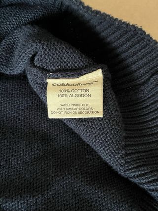 Jersey de Punto Azul Oscuro Cold Culture