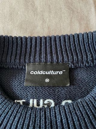 Jersey de Punto Azul Oscuro Cold Culture