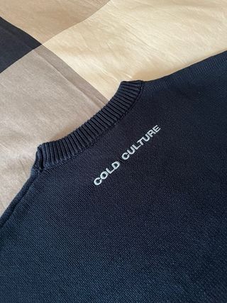 Jersey de Punto Azul Oscuro Cold Culture