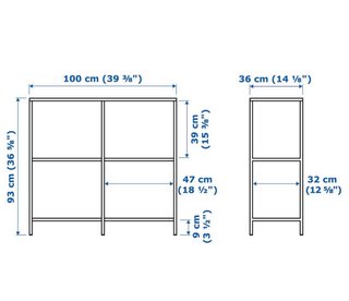 Estantería Vittsjo Ikea