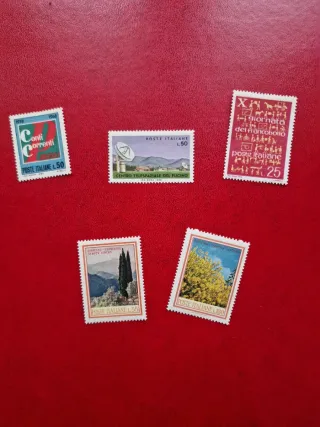 Serie francobolli Repubblica italiana