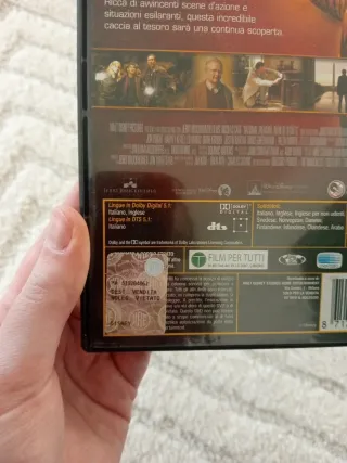 DVD il mistero delle pagine perdute Nicolas Cage