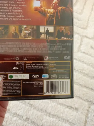 DVD il mistero delle pagine perdute Nicolas Cage