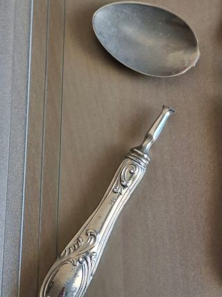 Tris posate Solingen Vintage (cucchiaio rotto)