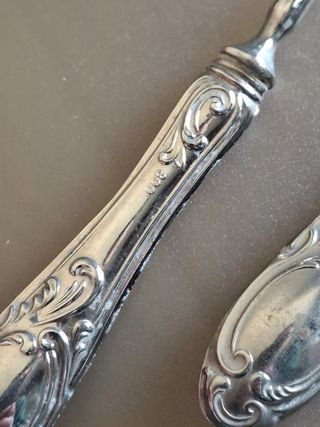 Tris posate Solingen Vintage (cucchiaio rotto)