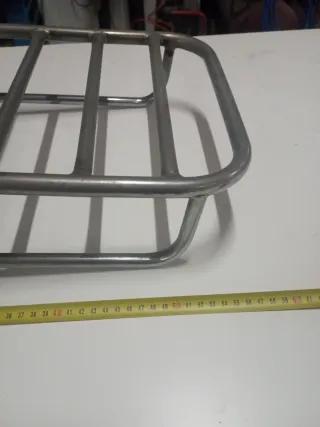 Portapacchi moto cromato