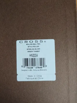 Boligrafo Cross Townsend Century II plata