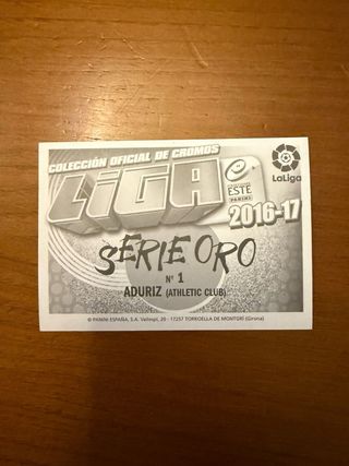 Aduriz-Alcácer-Iniesta Serie Oro 2016-17