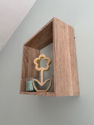 Juego de 3 cubos decorativos de madera