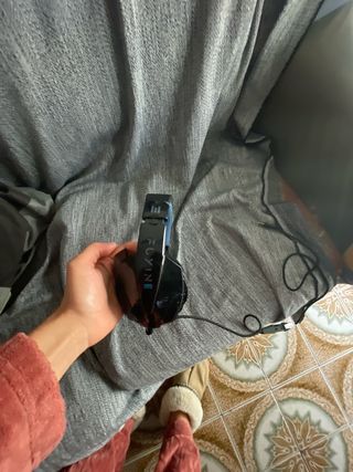 Cascos Gamer Negros con Azul