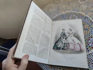 Journal des Demoiselles tomo marrón