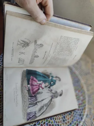 Journal des Demoiselles tomo marrón