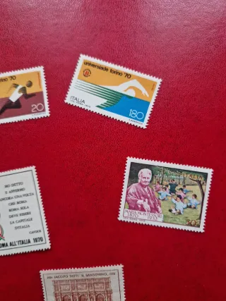 Serie francobolli Repubblica italiana 1970