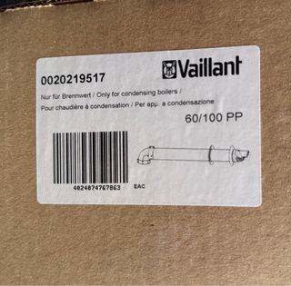 Tubo Salida Caldera Vaillant 60/100 PP