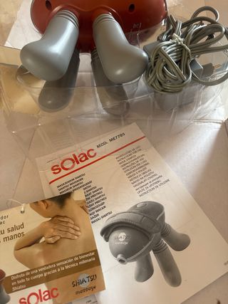 Masajeador Shiatsu Solac Nuevo