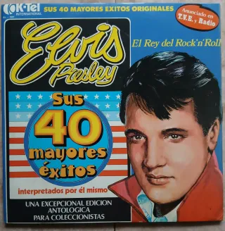 Vinilo Elvis Presley - Sus 40 Mayores Exitos
