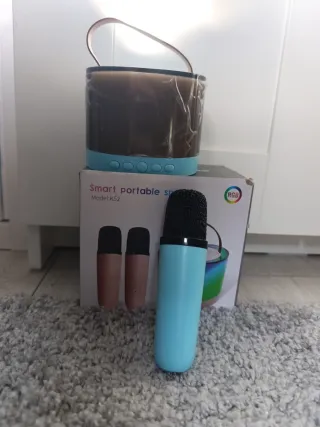 Altavoz Portátil Inteligente con 1 Micrófono