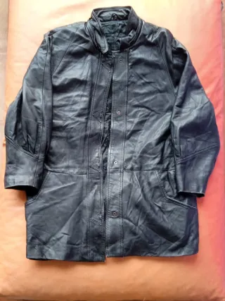 Chaqueta Cuero Cordero Vintage Hombre 46