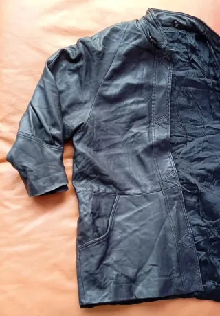 Chaqueta Cuero Cordero Vintage Hombre 46