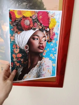 Cuadro Mujer Negrita