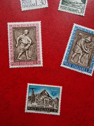 Serie francobolli Repubblica Italiana