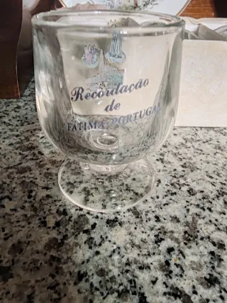 Conjunto 6 Copos de Cálice Decorados