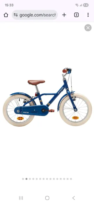 Bicicleta infantil 16 pulgadas aluminio Btwin 900.