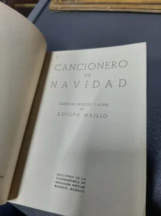 Cancionero español de navidad 1942