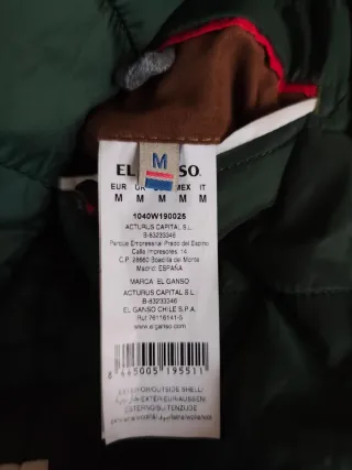 Abrigo Hombre El Ganso Talla M