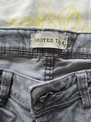 Vaquero chico talla 14 gris