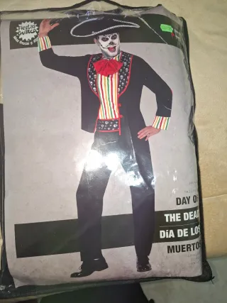 Disfraz Día de Muertos Hombre Talla l