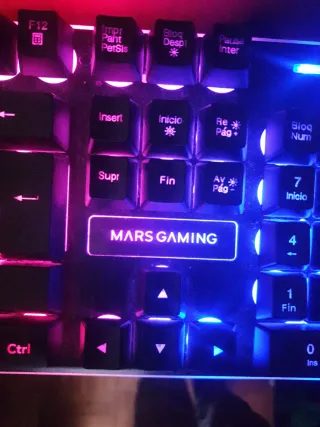 Teclado y Cascos Gaming Mars Gaming RGB