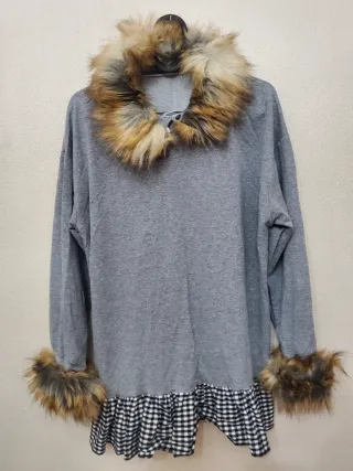 Vestido chica M con pelo