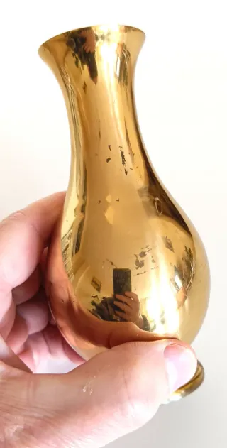 Jarrón Vintage Latón