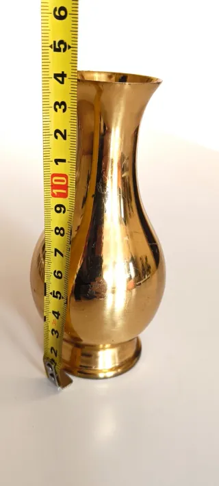 Jarrón Vintage Latón