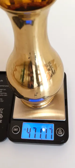 Jarrón Vintage Latón