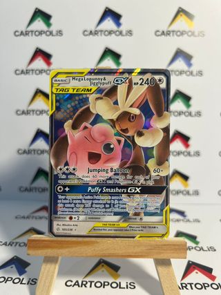 Carta Pokémon Mega Lopunny & Jigglypuff GX - ENG
