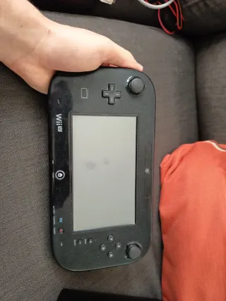 Nintendo Wii U Consola Negra + juego wii sport