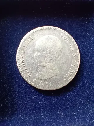 Lote 9 monedas de plata 900 – Alfonso  – 35 g